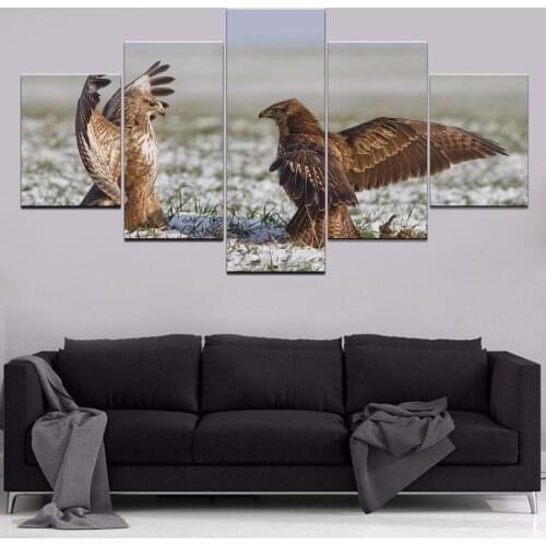 Home Decor Canvas Painting HD Prints Framework 5 Pieces Animal Bird Wall Art Living Room Modular Cuadros Pictures Artwork Poster