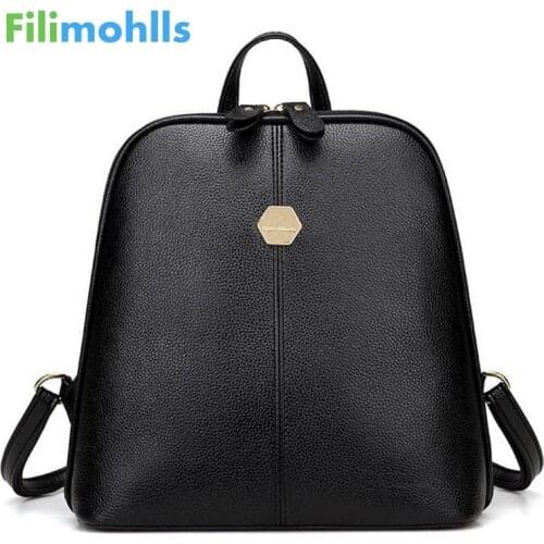 Женские черные рюкзаки Filimohlls China At AliExpress