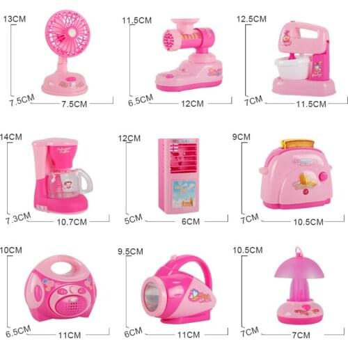 Kitchen Appliances Playset Toys Pretend Children Play Set Kettle Oven Juicer Mixer Play House Simulation Small Appliances