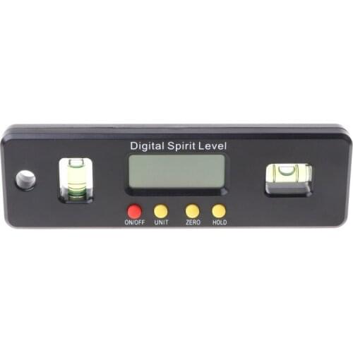 Magnetic Angle Finder Electronic Level Box Digital Level Horizontal Inclinometer Angle Ruler Measuring Tool 100mm 150mm 200mm