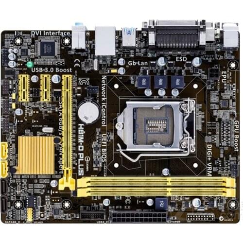 For Asus H81M-D PLUS Desktop Motherboard H81 Socket LGA 1150 i3 i5 i7 DDR3 16G Micro-ATX UEFI BIOS Original Used Mainboard