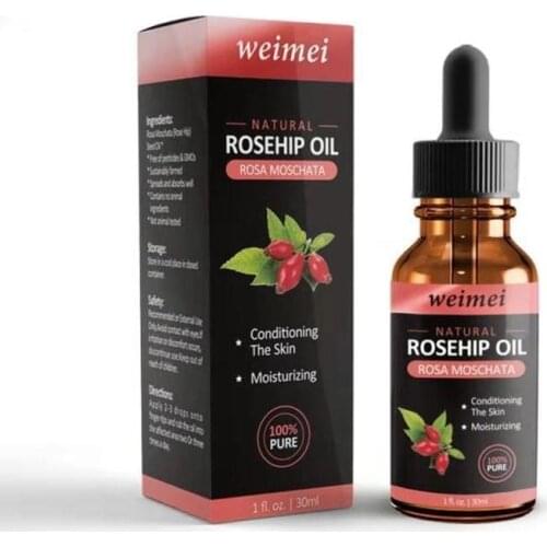 30ml Organic Rosehip Essential Oil Brighten Skin Deeply Moisturizing Face Care Anti-aging Essential Oil