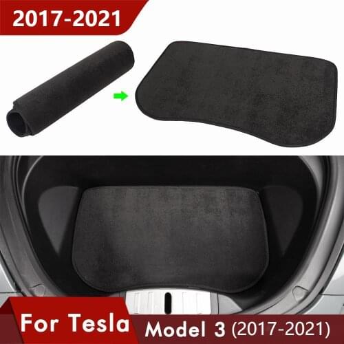 2021 New Model 3 Car Front Trunk Mats For Tesla Model 3 Accessories Front Storage Mat Cargo Tray Protective Pads Mat 2017-2021