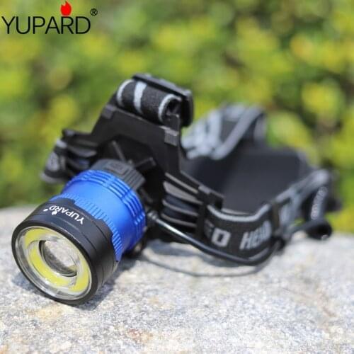 Portable zooming COB+T6 Led Headlamp waterproof ZOOM Fishing headlights Camping Hiking Flashlight Powered by 18650 battery