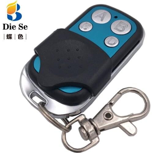 433MHz Universal Remote Control 1527 Learning Code 4 Buttons Transmitter with Battery For Gate Garage Light controller no clone