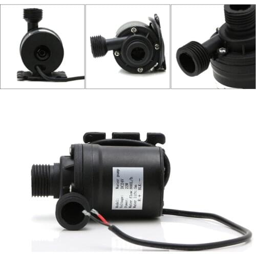 800L/H 5m DC 12V 24V Solar Water Heater Brushless Motor Circulation Water Pump B85C