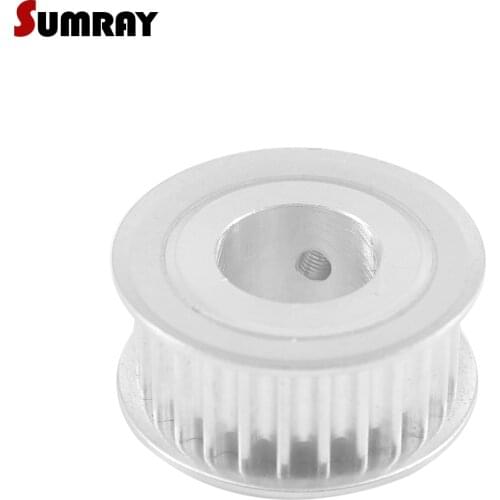 SUMRAY 5M Timing Pulley 24T 6/6.35/8/10/19/20mm Bore CNC Belt Pulley 16/21mm Width Aluminium Pulley Wheel for CNC Machine