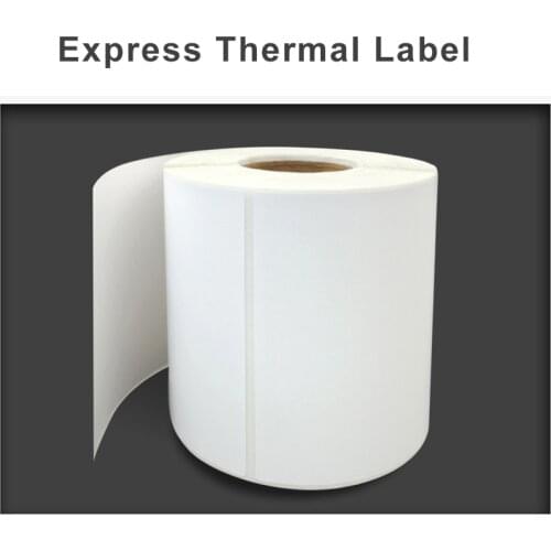 Thermal Printing Paper Sticker Rolls Printer Paper Rolls for Express Package Sticker 10*10cm/10*15cm(6 rolls)