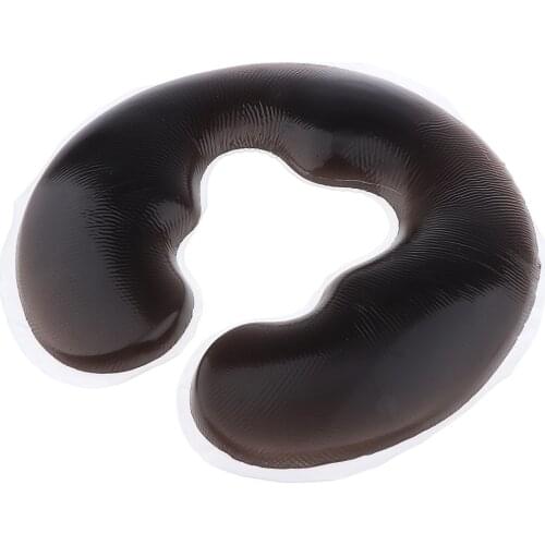 U Type Comfortable Silicone Face Down Pillow Cushion for Massage Beauty Spa Salon Table Bed