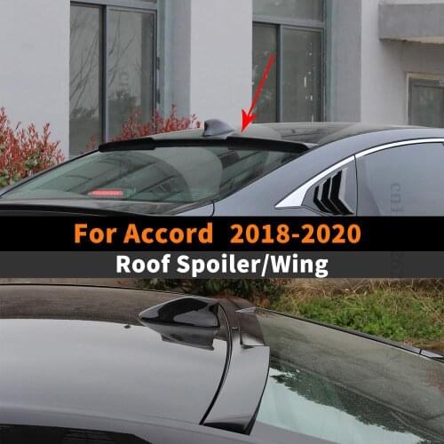 Roof Rear Spoiler Wing Tail Air Deflector Splitter Refit Exterior Part Racing Sport Boot Lip For Honda Accord 2018 2019 2020