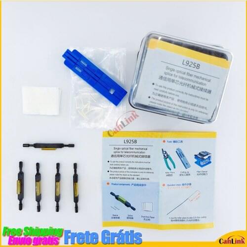 10pcs 20pcs 50pcs lot L925B Fiber Optic Quick Connector Optical Fiber Mechanical Splice for Drop Cable cold connector