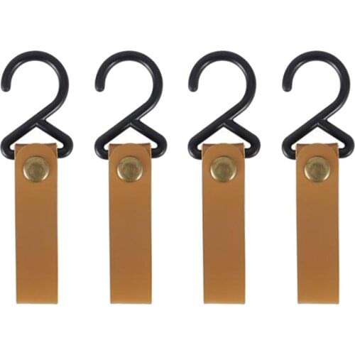 4Pcs Camping Hanging Hook Cups Hanger Backpack Cookware Tent Tool Organizers