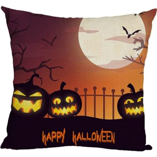 40x40cm 45x45cm Happy Halloween Pillowcase Throw Cushion Pillow Cover Printing Cushion Pillow Case Bedroom Office 8