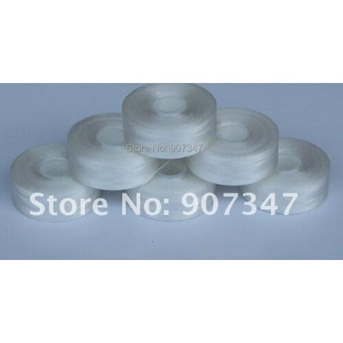 Free shipping 10 boxes style L sideless prewound bobbin thread suitable for most embroidery machines