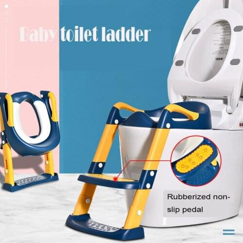Childrens Folding Potty Seat Urinal Backrest Training Chair with Step Stool Ladder for Baby Toddlers Infant Safe Toilet Potties