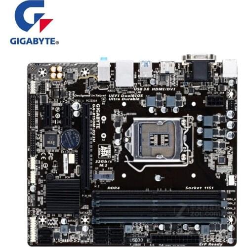 For Gigabyte GA-B150M-DS3H B150M-DS3H Motherboard LGA 1151 DDR4 For Intel B150 Used Desktop Mainboard USB SATA PCI-E X16 3.0