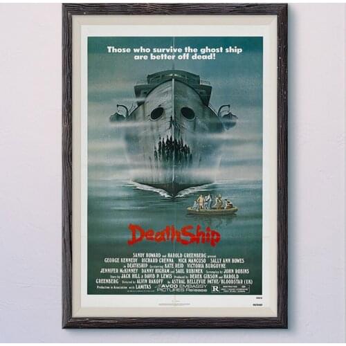 N063 DEATH SHIP Vintage Classic Movie Wall Silk Cloth HD Poster Art Home Decoration Gift