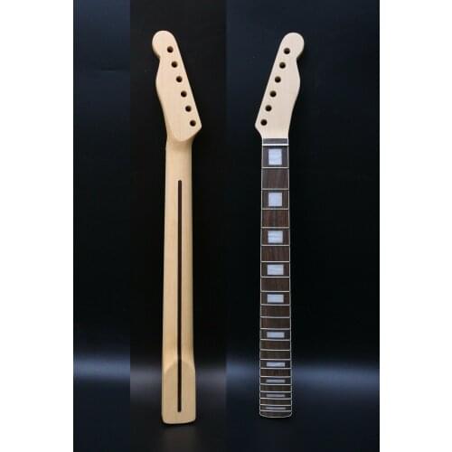 Electric Guitar Neck 22 fret 25.5 inch Maple Rosewood Fretboard Block Clear Coat