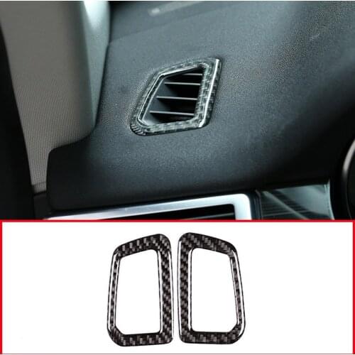 Carbon Fiber Car Dashboard Air Conditioning Frame Trim For Land Rover Discovery Sport 2015 2016 2017 2018 2019 Accessories