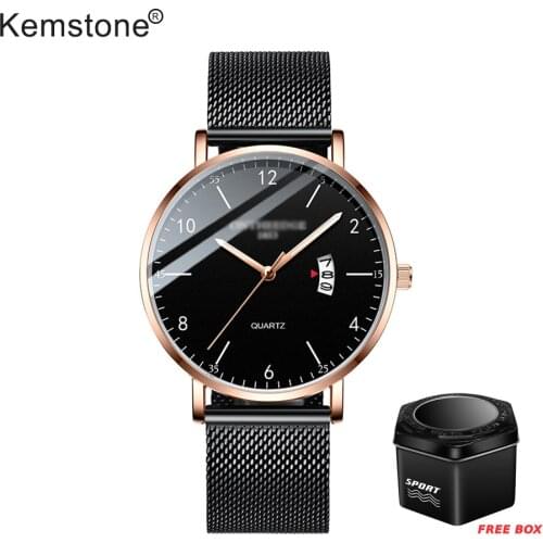 Мужские кварцевые часы Kemstone China At AliExpress