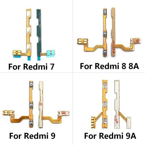 For Xiaomi Redmi 7A 8 8A 9 9A Power Switch On/Off Button Volume control Key Button Flex Cable