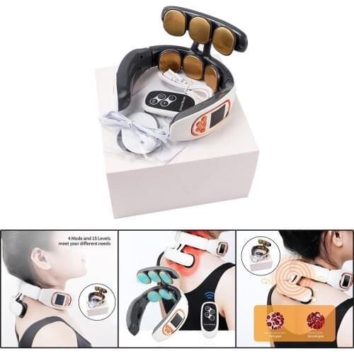 Neck Massager Shoulder Body Massager Pain Relief Pain Relief Tool USB Rechargeable Gift for Dad, Mom, Women, Men