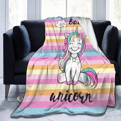 Microfleece Throw Blanket Baby Blankets and Throws Soft Light Weight Blanket for Bed Couch and Living Room Suitable