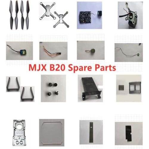 MJX B20 Bugs 20 EIS RC Quadcopter Drone Spare parts propellers blade cap motor ESC shell Camera Flight control board light etc