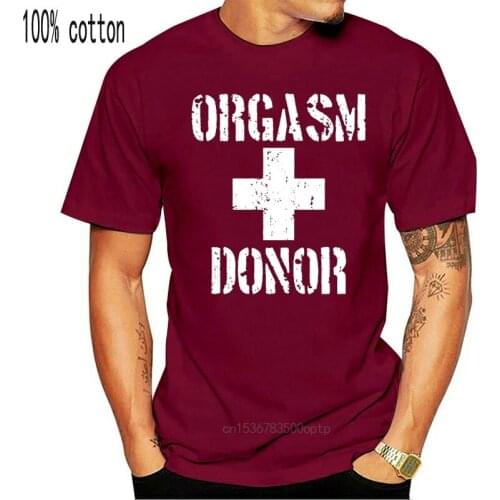 Mens T-shirt Orgasm Donor Mens T-shirt