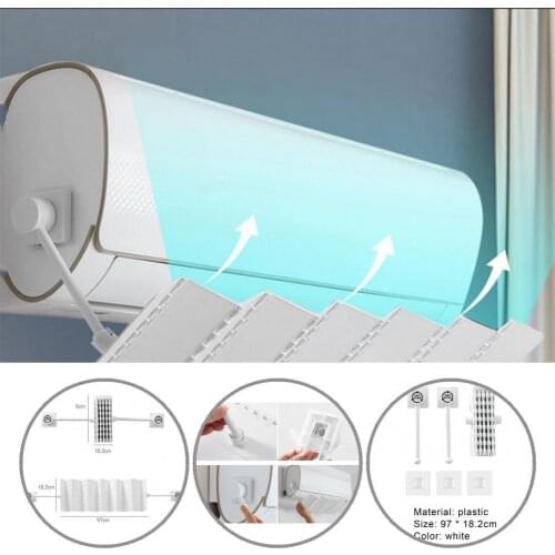 Practical Reliable Avoid Direct Blowing Air Conditioning Windshield Universal Air Conditioner Shield Lightweight for Home