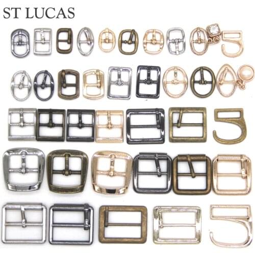 8 sets metal buckle with 9 hooks for Mending shoes bag Belt Buckles decoration DIY shoes Accessories Sewing