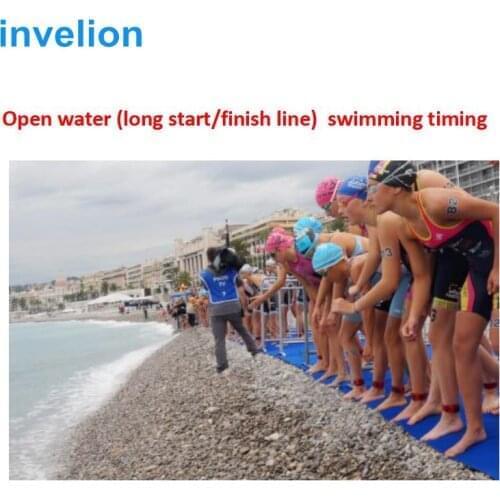 Complete Sports timing system 4 ports long range 2.4GHZ TCP/IP Ethernet active reader decoder/loop antenna for open water swim
