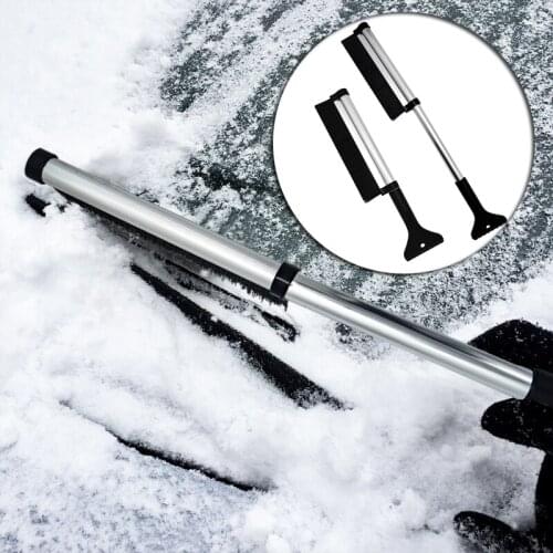 Retractable Car Snow Removal Shovel Snow Brush Ice Shovel Forklift With Snow Shovel Helper Winter Car Supplies Support Wholesale
