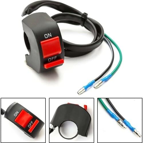 1PC On Off Cut Out Kill Stop Switch Button Headlight Engine Motorcycle Accessories For Mini Moto Quad Pit Bike ATV 22mm 7/8"