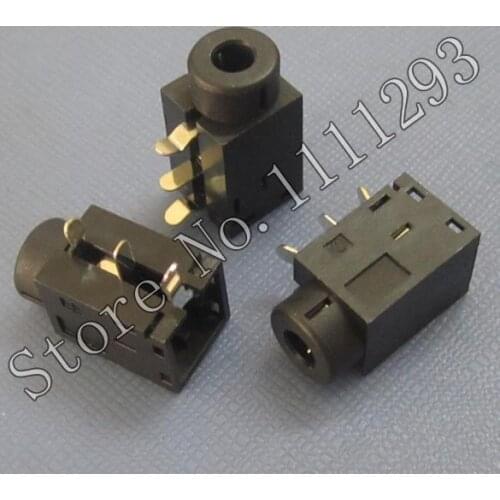 10pcs/lot Audio Jack 3Pin Headphone Connector MIC Jack for Desktop TV Router Player etc