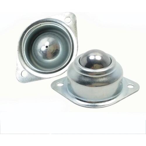 10PCS/5PCS CY-12A/15A/19A/25A/30A/38A Flange Mounted Ball Transfer Unit Steel Roller Ball Transfer Bearing Transfer Bearing Unit