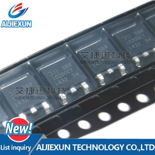 10PC SBR10200CTL 10A SBR SUPER BARRIER RECTIFIER TO252 in stock 100%New and original