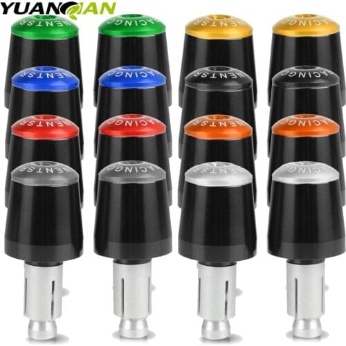 2pcs CNC Motorcycle Road for MTB Bike Handlebar Cap Hand Grips Bar End Plug 7/8'' 22mm motor handlebar Counterweight grips ends