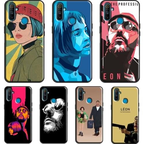 Leon The Professional For OnePlus 9 Pro 7 8 Pro 8T Nord 9R Case For Realme 8 Pro C3 C21 GT Neo 6 7 Q3 Pro Cover