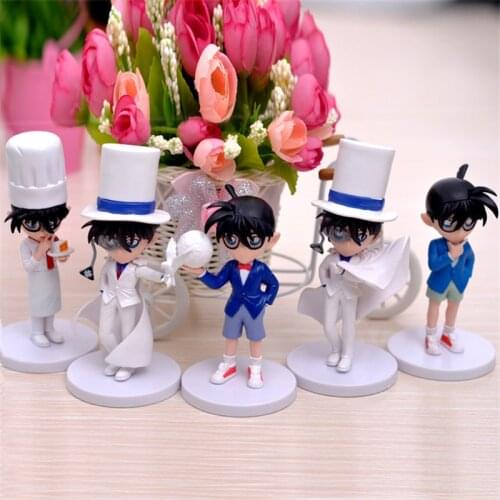 Detective Conan Case Closed Action Figure 14cm Kid The Phantom Thief Model Anime Kudou Shinichi PVC Figure Random 1PC