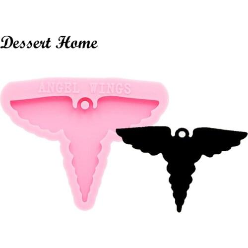 DY0115 epoxy resin molds Angel doctor sign mold for keychain pendant Jewelry Makeing silicone molds for resin diy