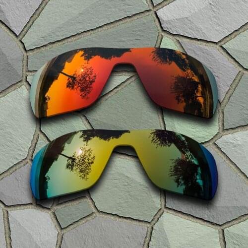 Red Orange&Yellow Golden Sunglasses Polarized Replacement Lenses for Oakley Offshoot