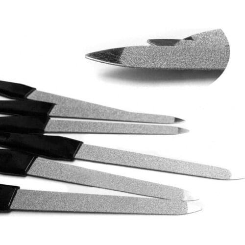 Metal double-sided nail file manicure beauty DIY Pro quality pedicure file high tool nail manicure U0E8