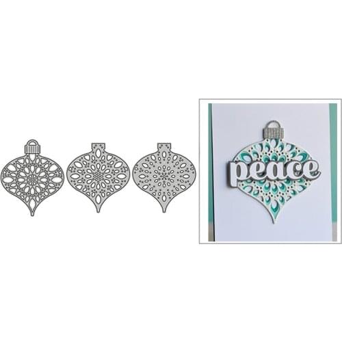 New Layer Scalloped Flower Ornament 2020 Metal Cutting Dies for DIY Scrapbooking and Card Making Decor Embossing Craft No Stamps