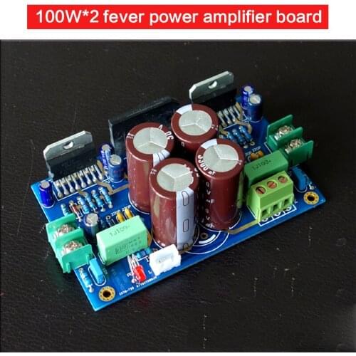 100W*2 High Power Power Amplifier Board DIY AC15-32V TDA7293 Digital Power Amplifier Board 20Hz~ 20kHz 4-8 Ohm