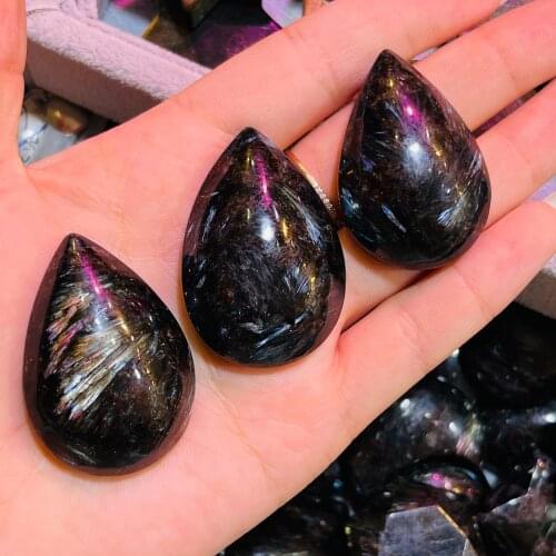 Natural Firework Stone Crystal Pendant Mineral Necklace Healing