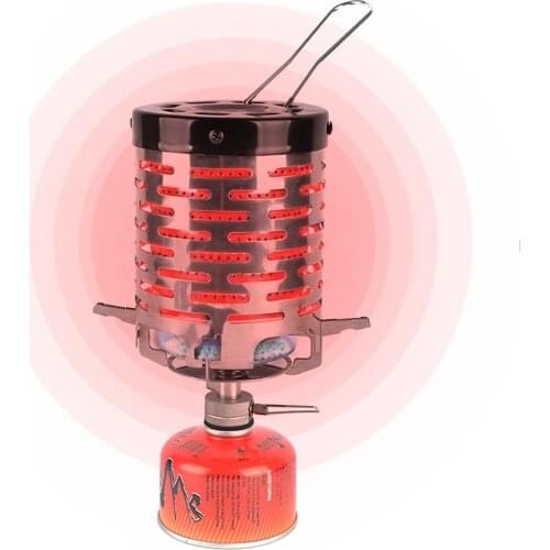 Outdoor Portable Gases Heater Stoves Heating Cover Mini Heater Cap Stainless Steel Gas Oven Burner Camping Stove Accessories