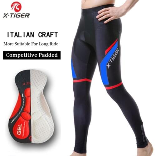 X-TIGER 2020 Winter Thermal 5D Gel Pad Padded Cycling Trousers Bicycle Pants Mtb Bike Tights Ropa Pantalon Ciclismo Invierno