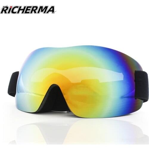 Protective Gears Motocross Glasses Frameless Foldable Windproof Mtb Glasses Motocrcycle Goggles For Ski Snowmobile Snowboard