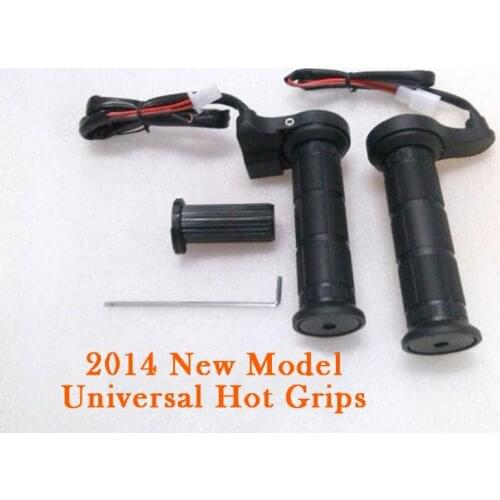 Hot Grips 12V Universal Motorcycle Scooter Handlebar Heated Grips Fit 7/8" 22mm HANDLE BAR THROTTLE 3 STAGE Heating Set